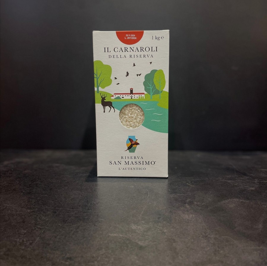 Riso Carnaroli Riserva San Massimo 1 kg Riserva San Massimo in Vendita Online - pasta & riso