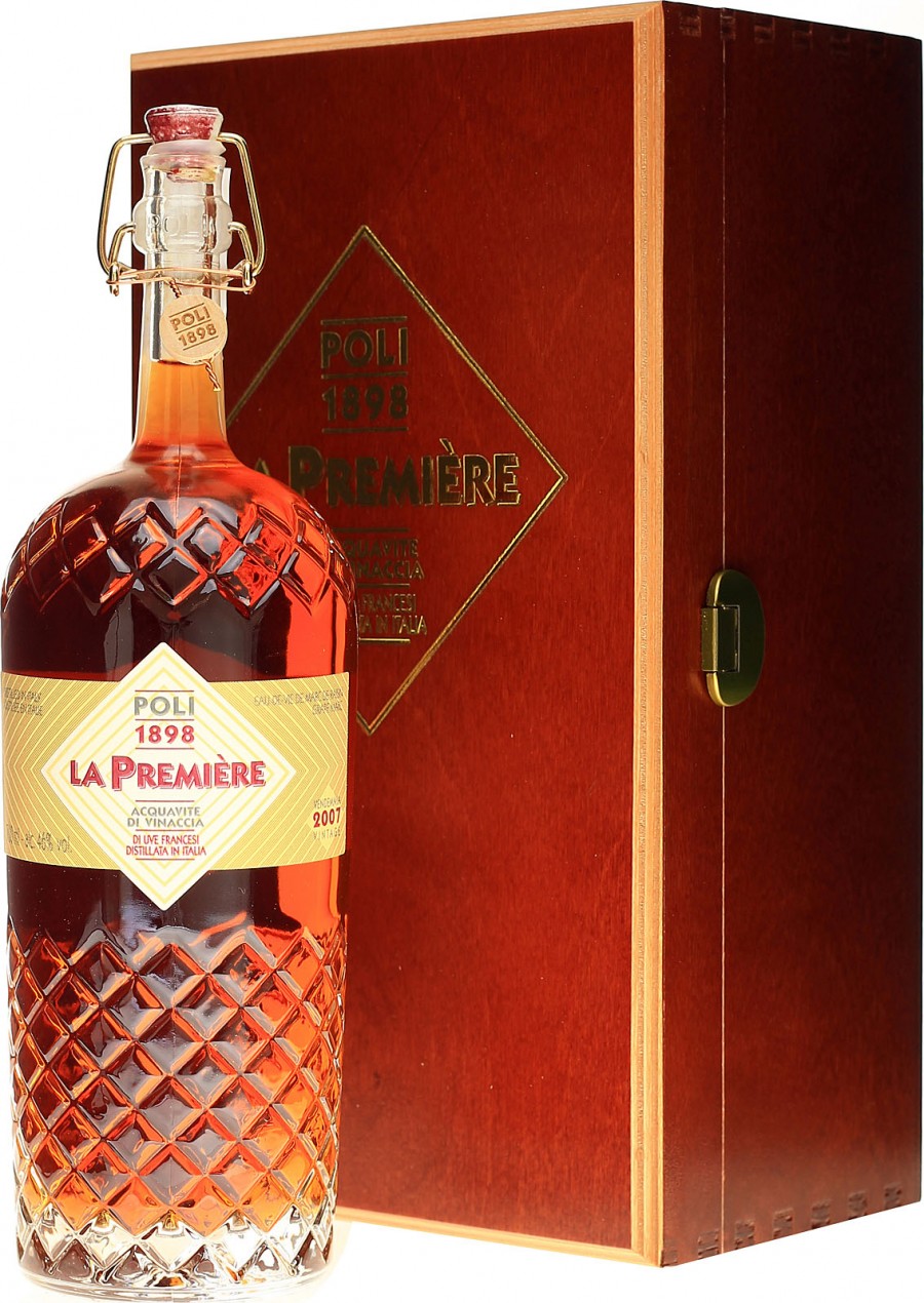 POLI LA PREMIÈRE Acquavite di vinaccia di uve francesi Vendemmia 2008 Vintage in Vendita Online - grappe & acquavite